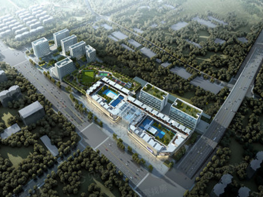 绿地集团南京金马路上盖建筑